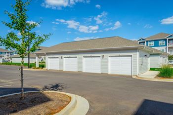 2-Car garage with private driveway at anthem luxury rentals  and apartments in huntsville, al